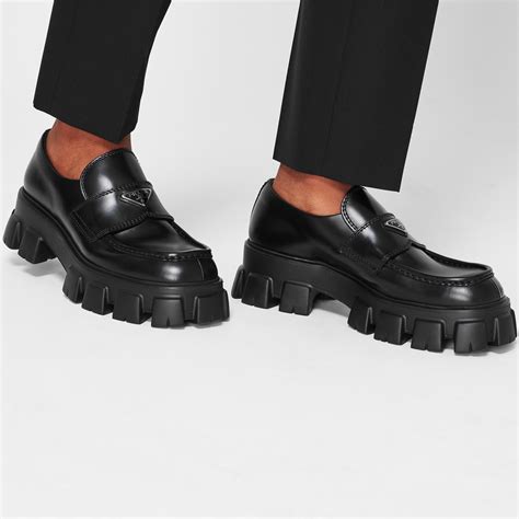 new Prada men's shoes loafers